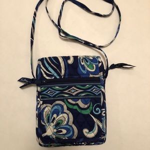Vera Bradley Mediterranean Blue crossbody hipster